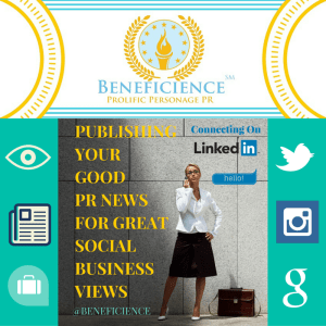 Book BeneficiencePublicRelations.com today for your next level of social public relations for prolific personage PR... BeneficiencePublicRelations.com BLOG: Beneficience.com T: @BENEFICIENCE