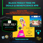 BENFICIENCE.com  PR BLACK FRIDAY FREE HOLIDAY PR 17 Min NCL CONSULT
