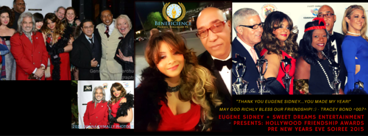 Tracey Bond Hollywood Publicist at Beneficience.com PR - Eugene Sidney's Hollywood Friendship Awards 2015 &amp; Pre New Years Eve Soiree