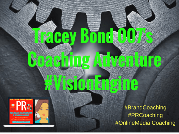 Tracey Bond 007's COACHING ADVENTURE #VISIONENGINE