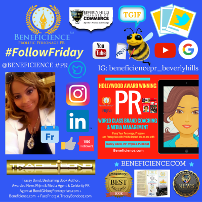 Tracey Bond is shouting TGIF on #FollowFriday Lets Connect and share the Friday festivities wherever you connect social @tracey007bond @Beneficience PR.png